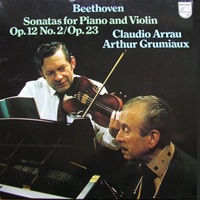 Philips : Arrau - Beethoven Violin Sonatas 2 & 4